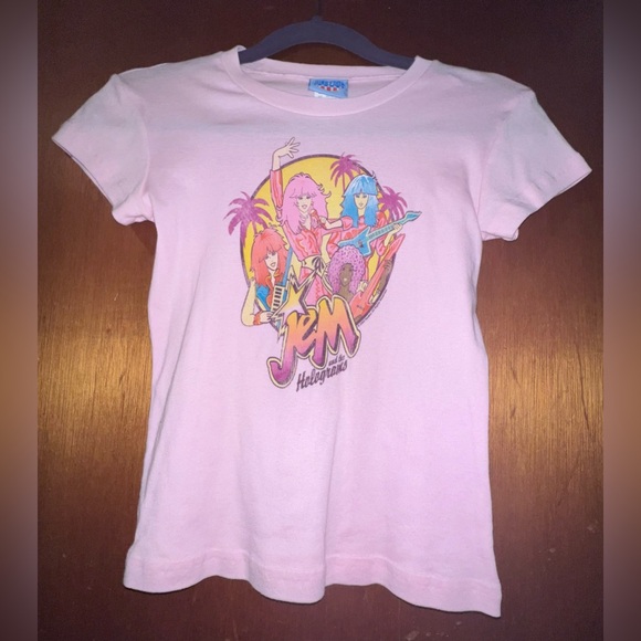 Jem and the Holograms Pink Junk Food T-Shirt - Picture 3 of 9